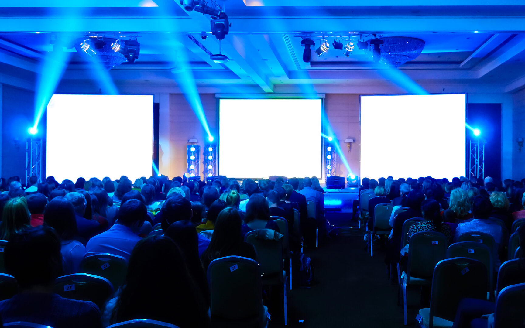 Businessevent mit Publikum