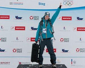 Marlies Bolter als Event DJ beim European Youth Olympic Festival